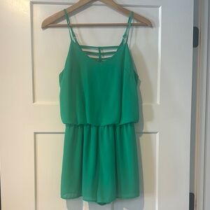 Green Strappy Dress